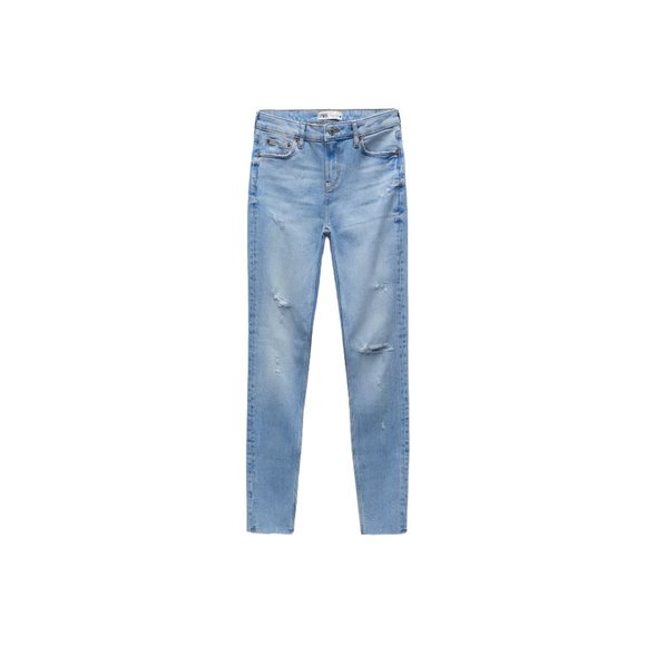 The Skinny ZW Premium Blue Jeans by Zara, 2 US - Picture 3 of 7